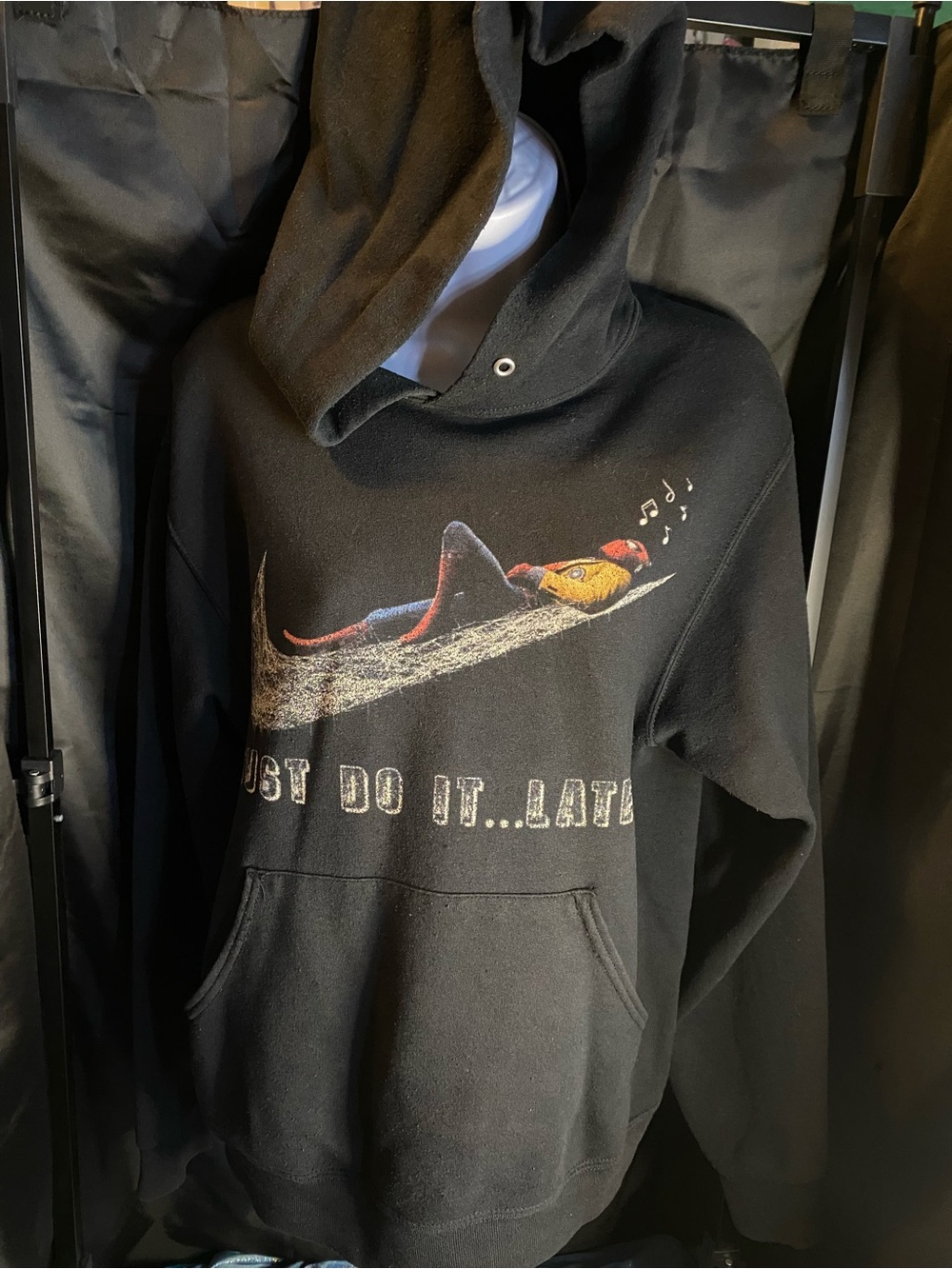 Unisex Nike Spiderman reclining "JUST DO IT... LATER" Hoodie